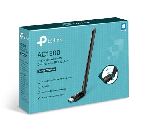 Adaptateur USB sans fil TP-Link Archer T3U Plus AC1300
