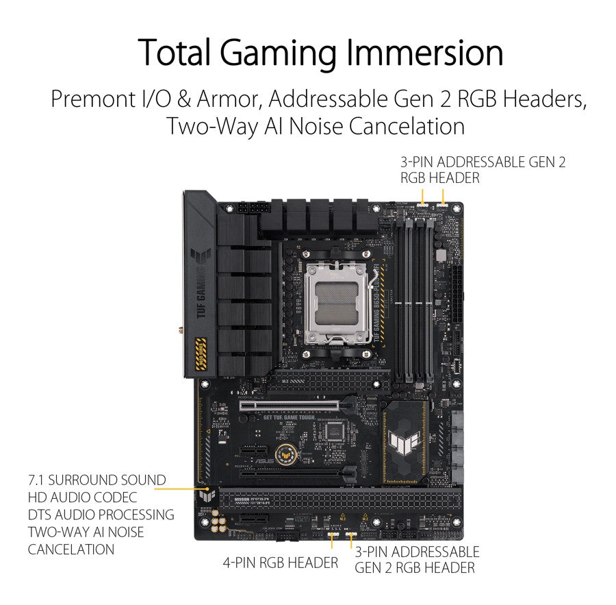 Carte mère pour le jeu Asus TUF Gaming B650-Plus WiFi