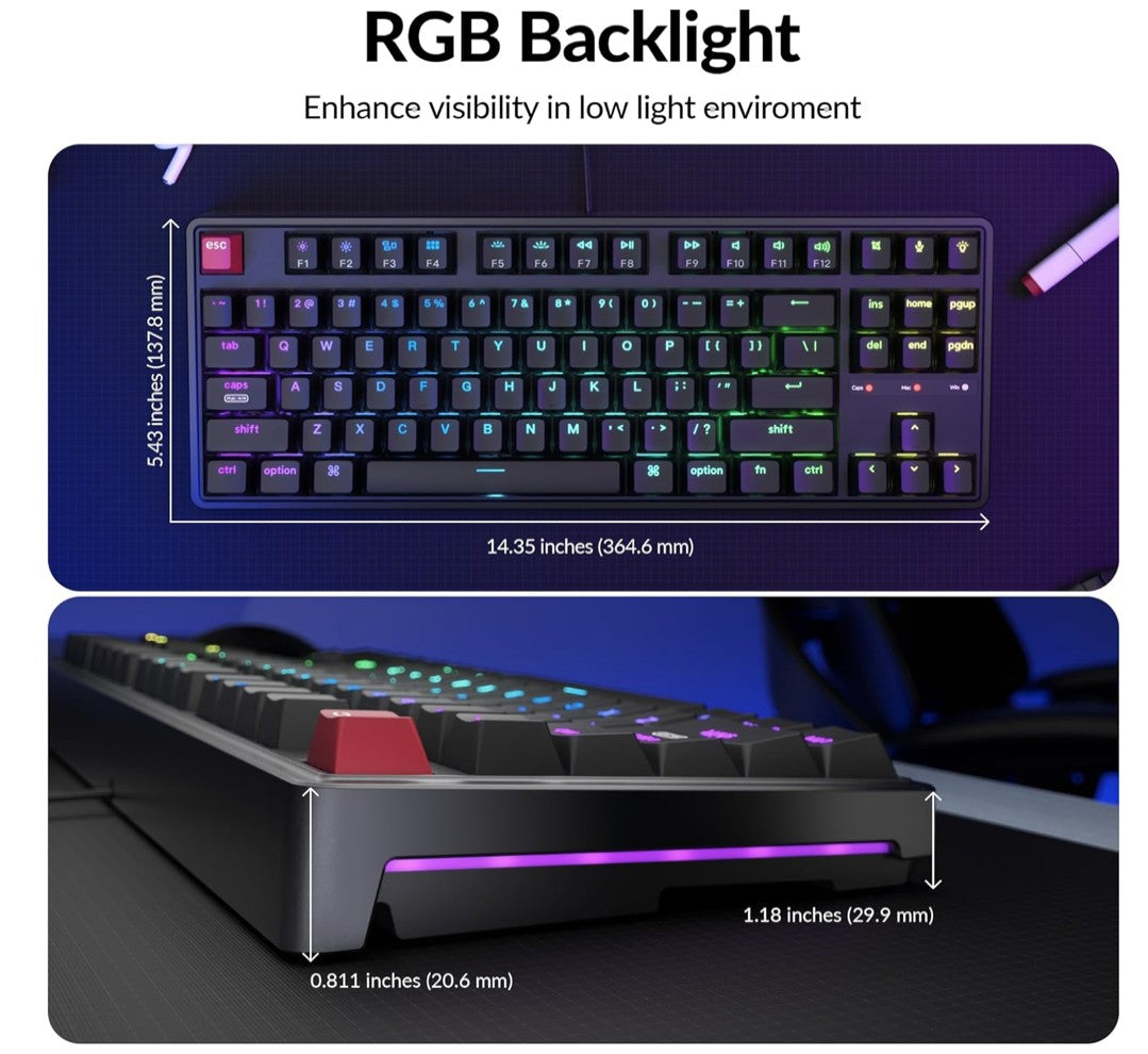 Clavier mécanique Keychron C3 Pro TKL