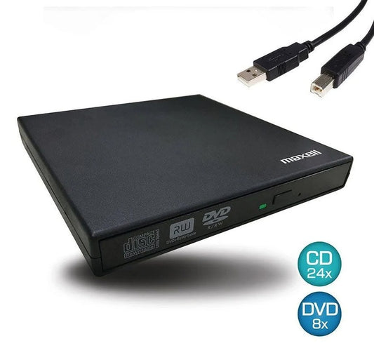 Graveur CD/DVD Externe Mince Maxell