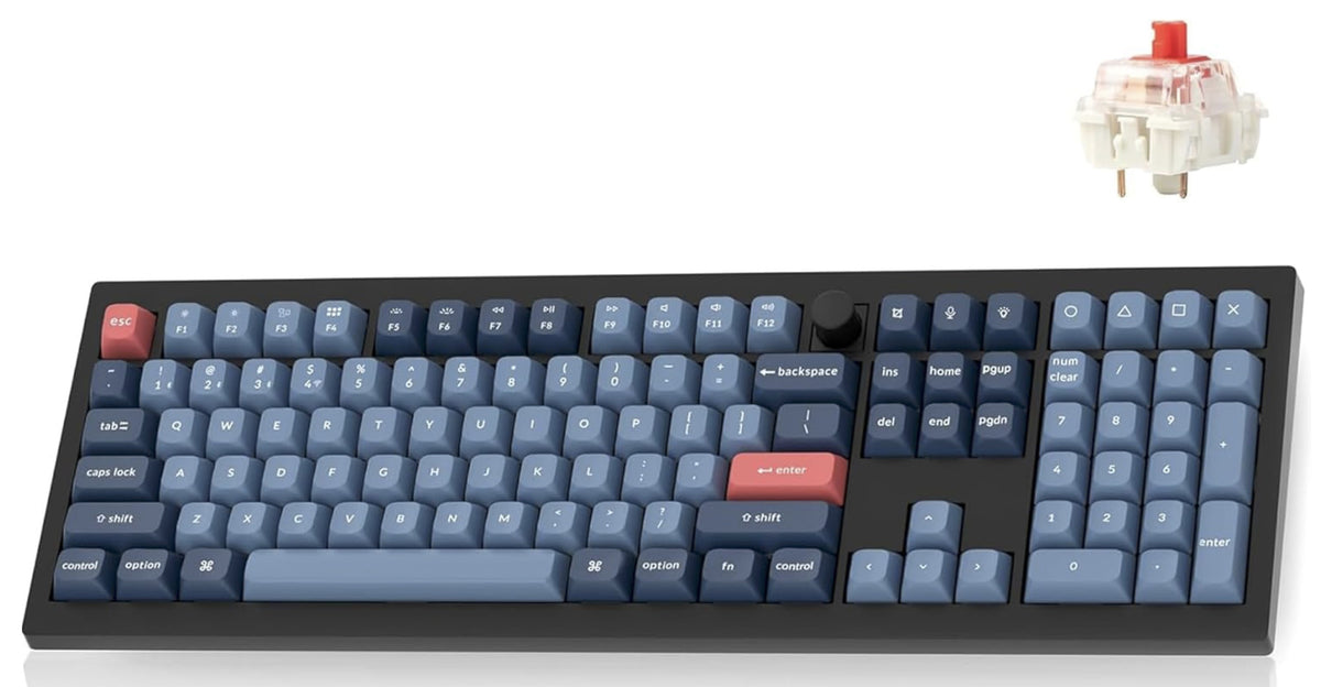 Clavier mécanique pour le jeu Keychron V6 Max - Commutateurs mécaniques Banana