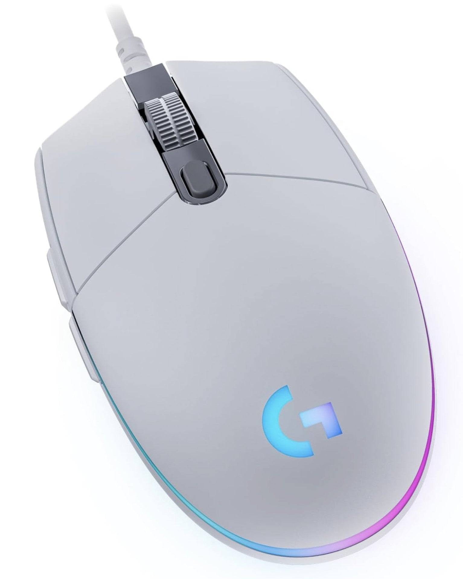 Souris Gaming Lightsync Logitech G203 Blanche